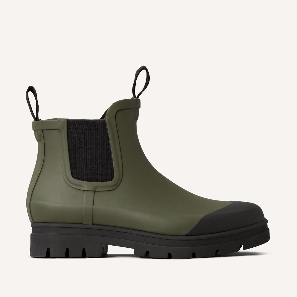 EVERLANE THE RAIN BOOT IN SURPLUS GREEN SIZE 6 NEW WITHOUT BOX